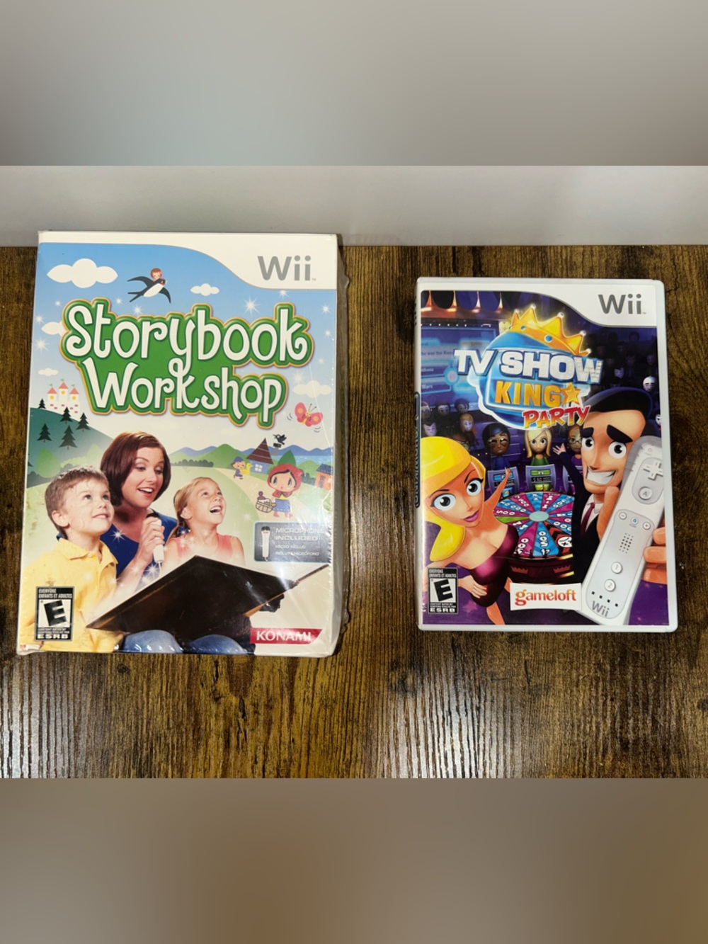 Lot #1 - Nintendo Wii Storybook Workshop & TV Show King Party